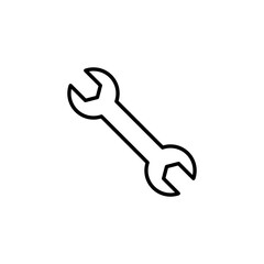 Wrench icon for web and mobile app. repair icon. tools sign and symbol
