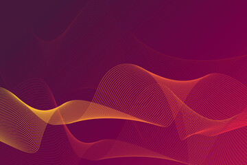 abstract glowing wave background, line moving