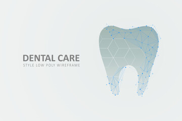 Dental care tooth. Digital technologies in dentistry