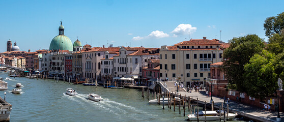 Panorama von Venedig in Italien - obrazy, fototapety, plakaty