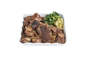 stewed pork knuckle with herb