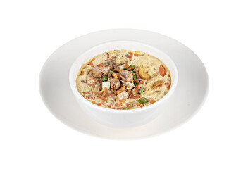 steamed egg with vegetables