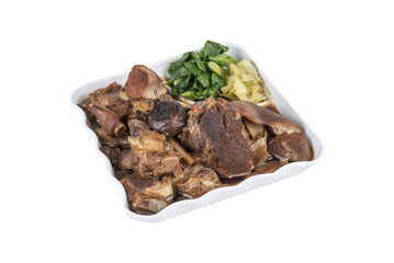 stewed pork knuckle with herb