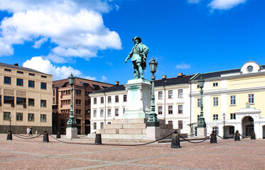 Fototapeta premium Gothenburg, Sweden: Gustaf Adolf Square (Gustav Adolfs Torg)