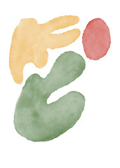 Watercolour Abstract Shape