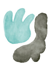 Watercolour Abstract Shape