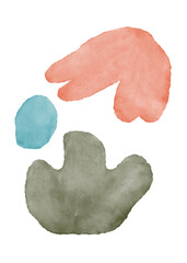 Watercolour Abstract Shape