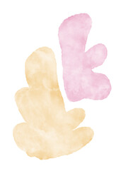 Watercolour Abstract Shape