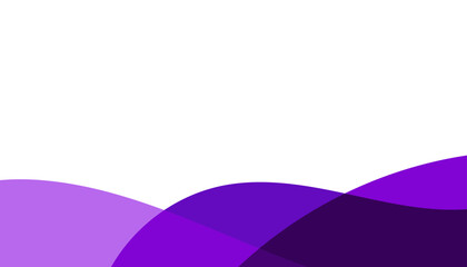 Abstract wavy purple banner background design vector.