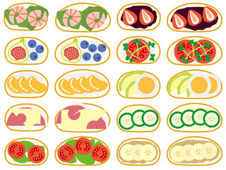 フランスパンオープンサンドP