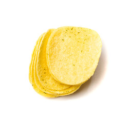 Potato Chips Isolated