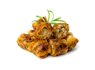 Spring Rolls, Rollos Primavera Isolated