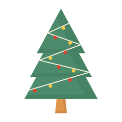 Christmas tree icon.