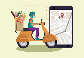 Fast food delivery to your home in a short time