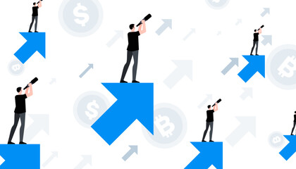 Conceptual research. Flat vector illustration. Animation ready duik friendly.