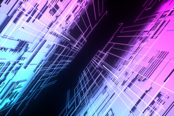 3d rendering science concept picture