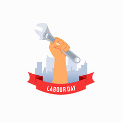 Happy Labor Day banner. Template Design. Vector illustration