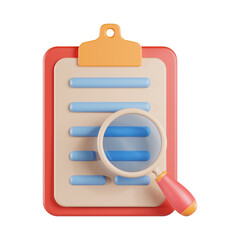 Obraz premium Magnifier and Paper