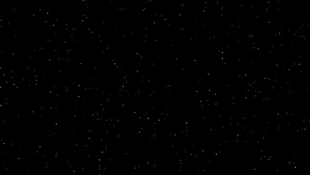 Starry night motion graphics background