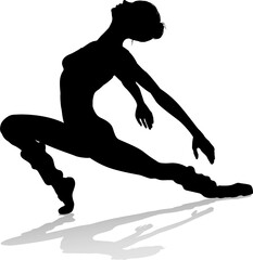 Dancing Ballet Dancer Silhouette © Christos Georghiou