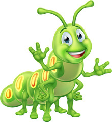 Caterpillar Cartoon Character