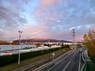 Fototapeta na wymiar panorama of Pamplona