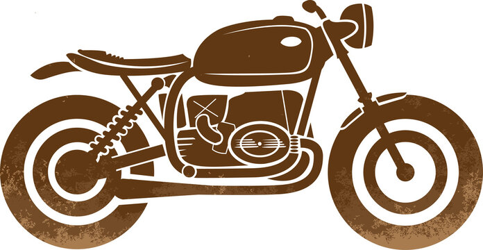motorbike, illustration