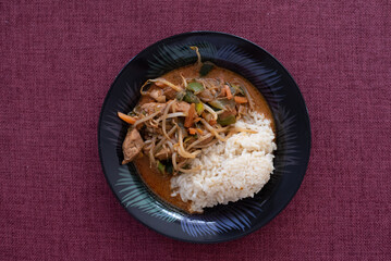 rice with chicken