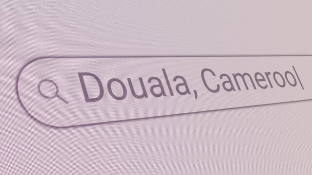 Search Bar Douala Cameroon 
Close Up Single Line Typing Text Box Layout Web Database Browser Engine Concept