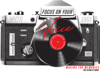 Camera focus on your voice