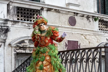 Fotobehang Mask in carnival of Venice © Petr Zip Hajek