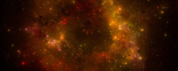 Dreamland background . Starry outer space background texture . Colorful Starry Night Sky Outer Space background. 3D illustration
