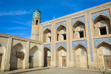 Fototapeta na wymiar Ancient Architecture of the Old Khiva city in Xorazm Region, Uzbekistan