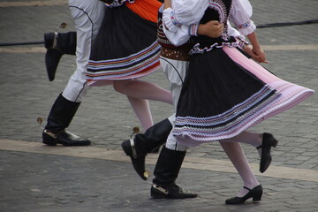 Slovak folk dance exhibition