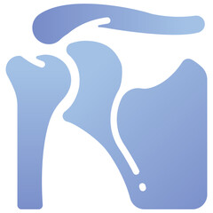 shoulder bone medical icon