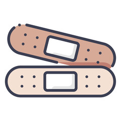 line color wound patch