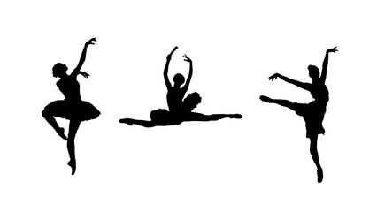 ballet dancer silhouettes © zeynep