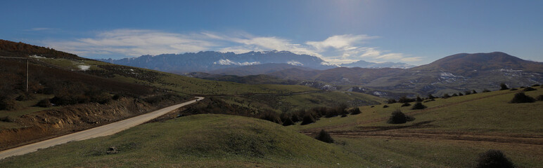 Fototapeta premium panorama of the mountains