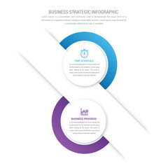 Business Strategic Infographic Design Illustration