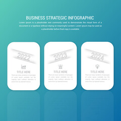 Business Strategic Infographic Design Illustration
