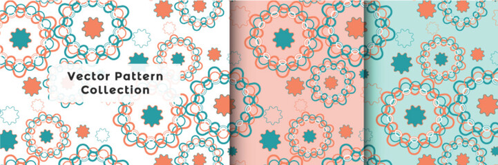 Seamless hand painted watercolor Multicolor paisley pattern