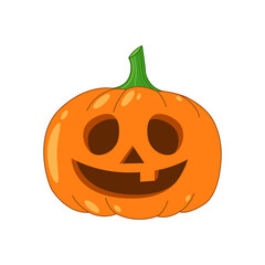 Pumpkin halloween, october, vector illustration.