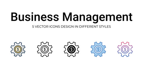 Business Management icon. Design from Business management collection. vector illustration