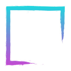 gradient square brush frame
