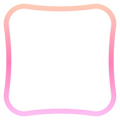 abstract gradient square frame
