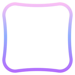 abstract gradient square frame
