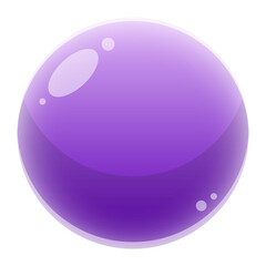 bright gradient round button
