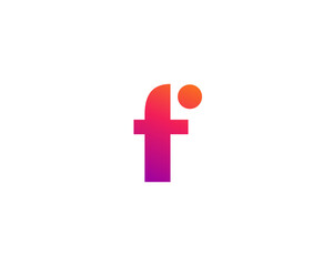 Letter F logo icon design template elements