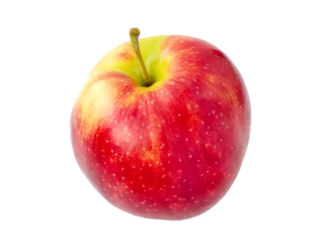 Poster Ripe juicy red apple isolated transparent png © photohampster