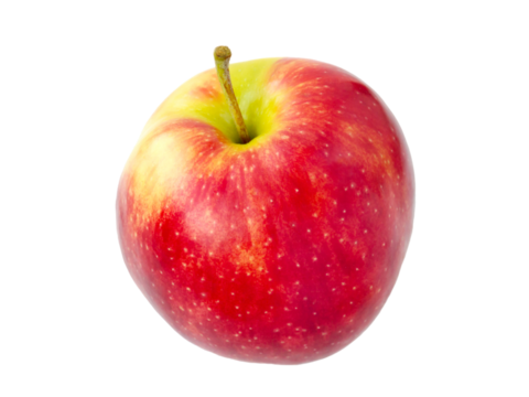 Ripe juicy red apple isolated transparent png